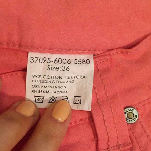 NWT Blue Willi’s Soft Pink Stretch Jeans - Picture 5 of 8